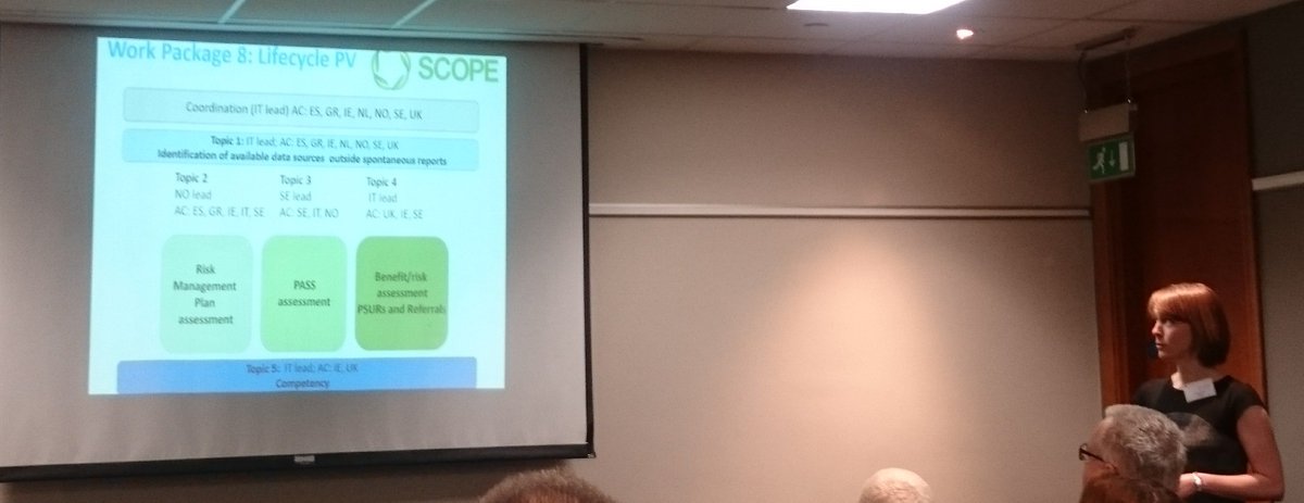 EU_SCOPE's tweet photo. Alison Shaw @MHRAgovuk introduces @EU_SCOPE’s work in relation to #pharmacovigilance referrals #SCOPEJointAction https://t.co/Vk0BQJmwNx