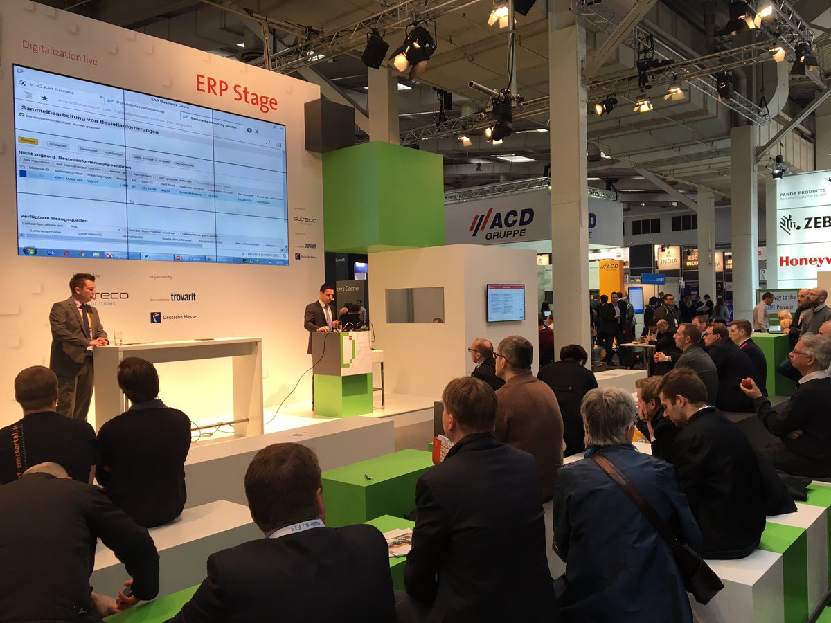 Der ERP-Challenge-Live-Vergleich zwischen @itelligence_de und <a href="/Asseco_DACH/">AssecoSolutions DACH</a> auf der Digital ERP Stage in Halle 5. #cebit17