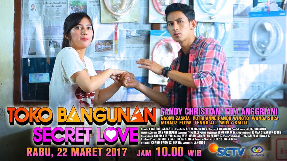 <a href="/FTV_SCTV/">FTV SCTV</a> Toko Bangunan Secret Love tyang bsk, Rabu 22 Maret jam 10 <a href="/SCTV_/">SCTV</a> Ada <a href="/fitaanggriani/">Fita</a> <a href="/fandychristian/">Fandy Christian</a> <a href="/naomizaskia/">Naomi Zaskia</a> dll. Jngan lpa ya