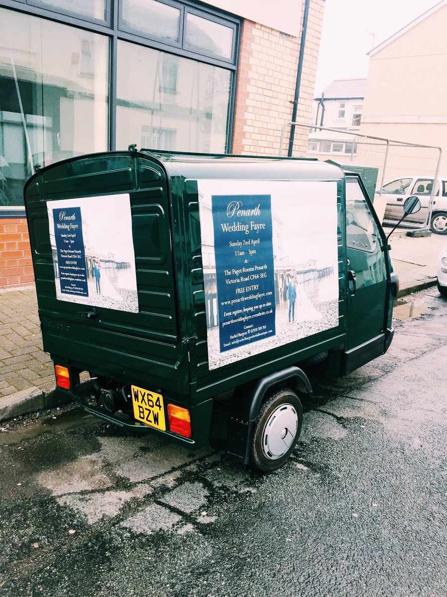 Beep beep! 🚛 Keep an eye out for us advertising the Penarth Wedding Fayre! Sunday 2nd April, 11am-3pm The Paget Rooms! See you there! 💕