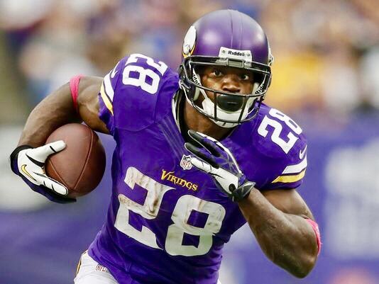 RB Adrian Peterson turns 32 today but he is still unsigned and searching for a new team. Happy Birthday AP! 