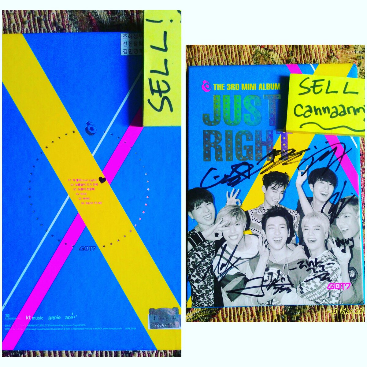 cannaArmy's tweet photo. #wanttosel ##kpopalbum #kpopsigned #got7album #got7signed cek detail di instagram Cannaarmyshop https://t.co/BVc94cPdOr