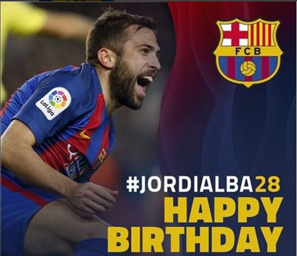 Happy birthday to Jordi Alba 