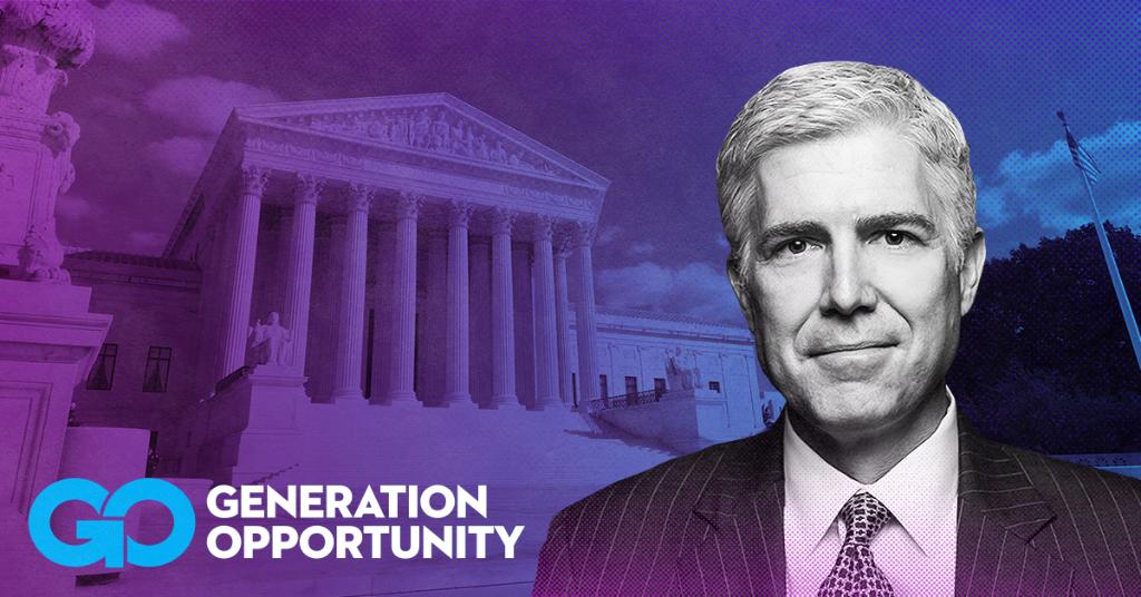 GenOpp's tweet photo. Are you watching the #GorsuchHearing? You can learn a lot about this great pick for the Supreme Court. https://t.co/N98kmMP0Qm https://t.co/91g39X8MyF