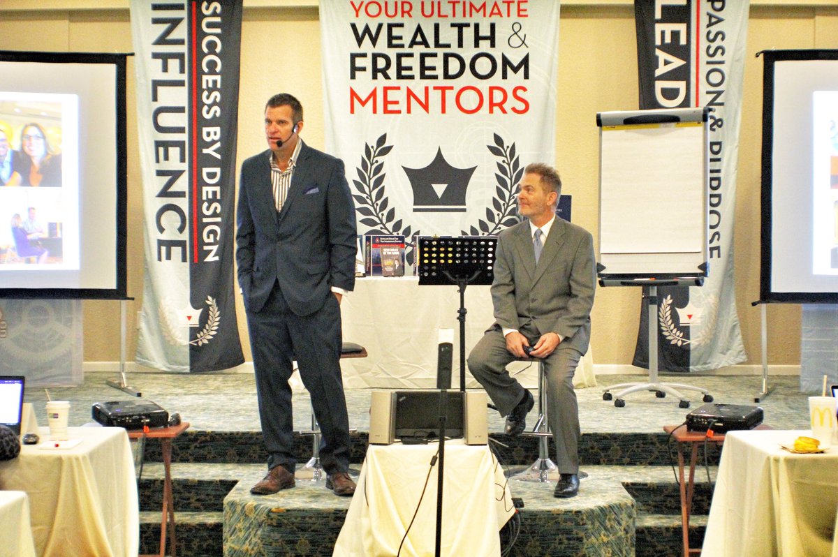 dustinmathews's tweet photo. Check out Dave &amp; Doug getting the Presentainer event started! Let's do this! #presentainer #TuesdayMotivation https://t.co/eJFc5Deguv