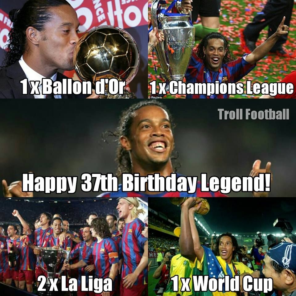 Happy Birthday to Ronaldinho Gaúcho! 