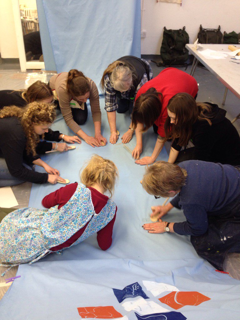 Collaborative spooning. #printersSymphony