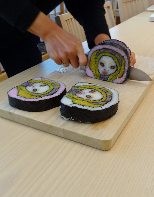 김밥으로 만드는 푸드아트는 Takayo Kiyota가 갑인것 같다...