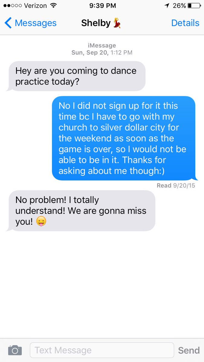 kbv282018's tweet photo. The last text I got from you. September 20th. I miss you SO much more.💛 https://t.co/mqyh4fDHe5