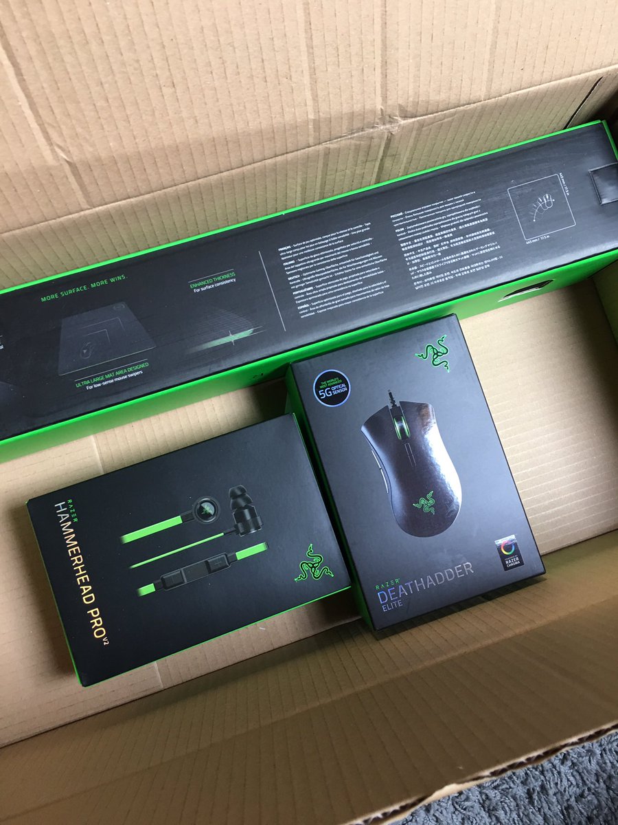 kennyS_'s tweet image. Back to the DeathAdder 💪 - Thanks for the gifts @TeamRazer 🐍💚