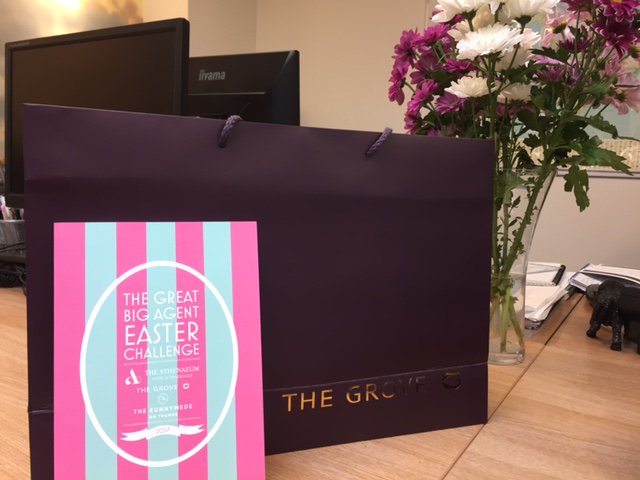 Thanks <a href="/TheGroveHotel/">TheGroveHotel</a> for today's Easter drop off - we love a creative challenge... let's hope ours is #eggcellent #agentegg #punsarefun