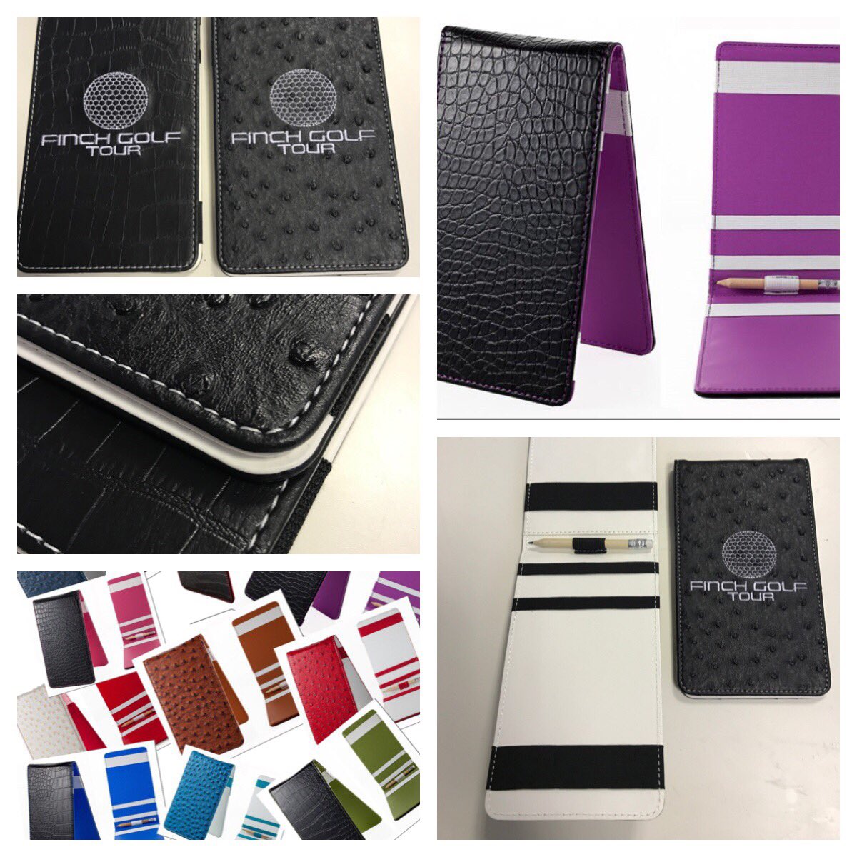 Tour Scorecard &amp; yardage book holders ideal for corporate golf days etc MOQ 100 per colour/style any colour combo possible #ssgolf
