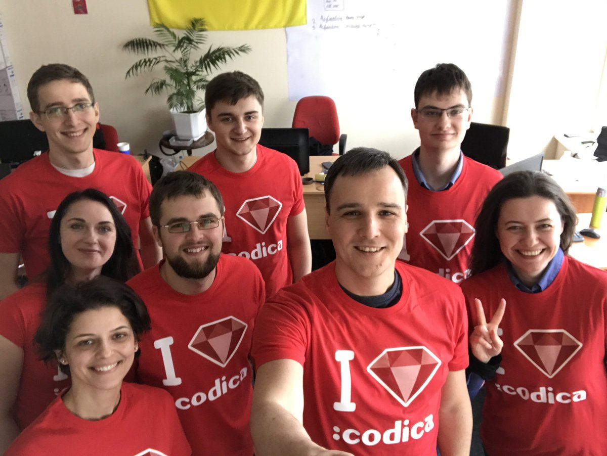 CodicaCom's tweet image. A small part of our team welcomes you heartily wishing a happy day and clean code #happyday #happines #trustsimplicity #joy