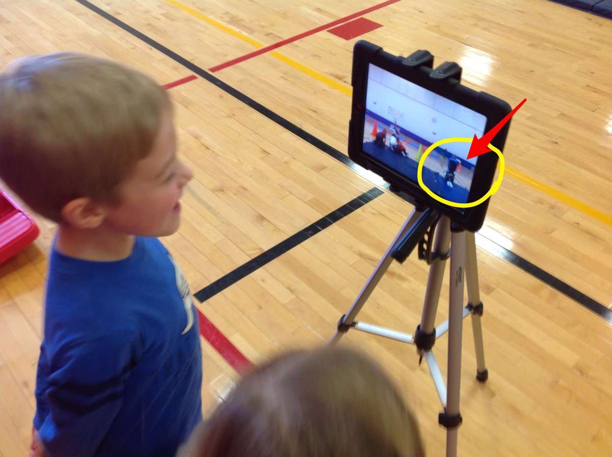 .Kindergarten Ss select the balance they want to try, perform the balance, then watch their performance! #physed #Geneva304 <a href="/MrsMurphyWES/">Lisa Murphy</a>