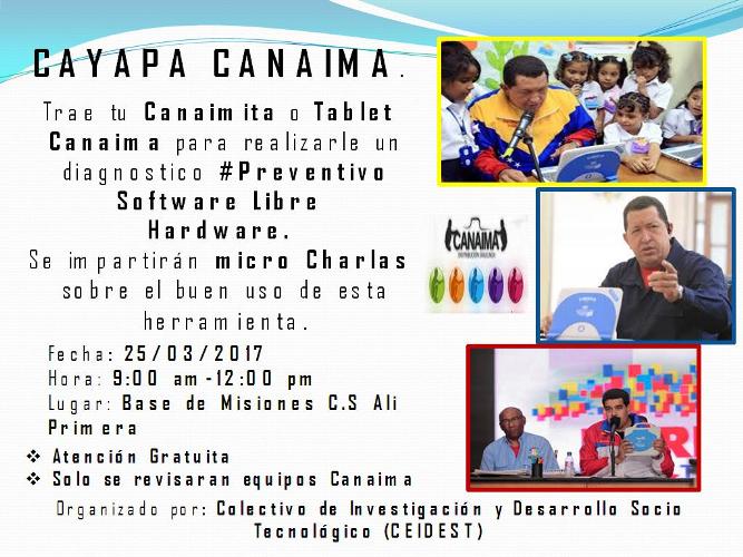 webmastercarlos's tweet image. #CayapaCanaima #SoftwareLibre #LeyDeInfogobierno @alexMisionSucre @jornastec @JackHernand3z