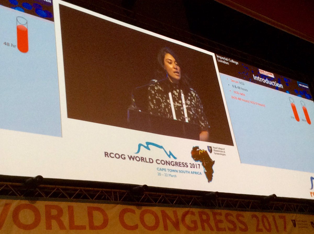 Shabnam Bobdiwala speaking on PUL at #rcog2017 @CLAHRC_NWL