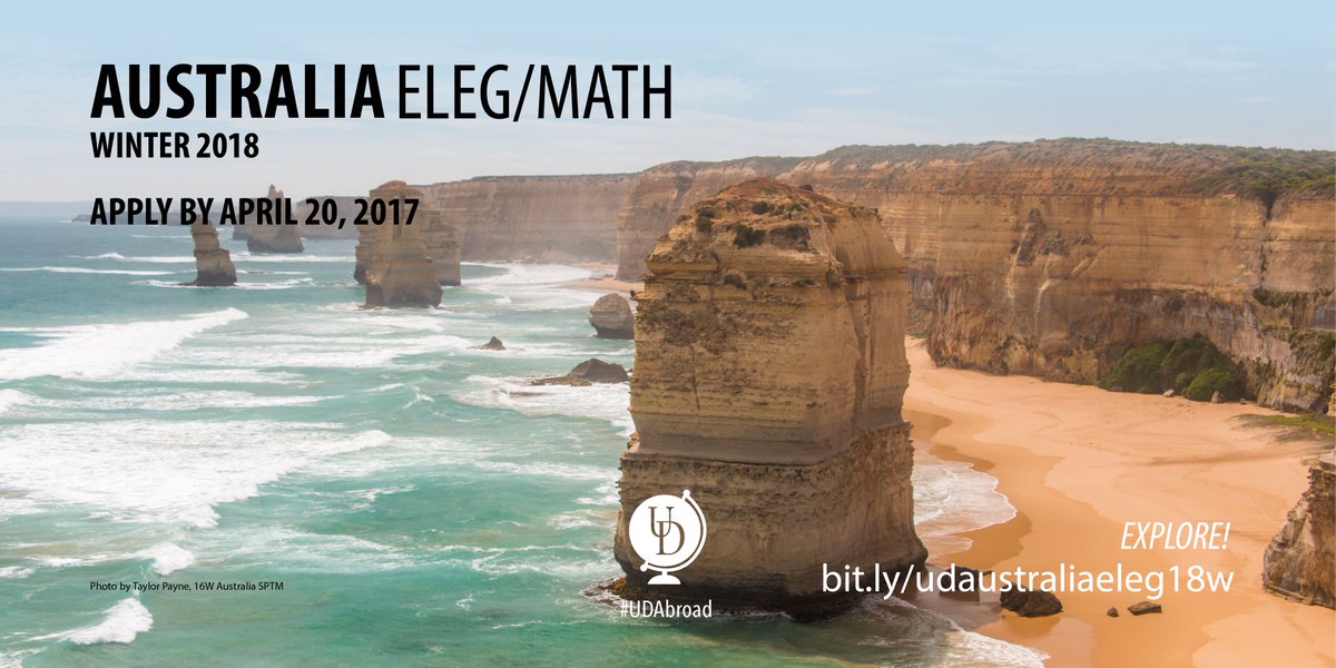 UDGlobal's tweet photo. Study sustainable systems with @udceoe and @udcas_ during Winter Session 2018 #udabroad in Australia: https://t.co/fwPJHgYsnu https://t.co/W8u360Pm2g