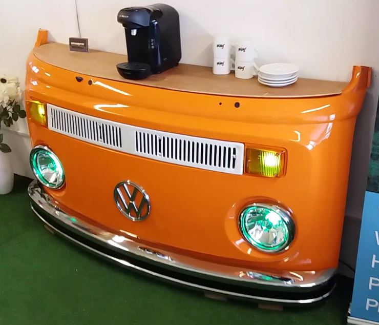 New camper van table built for the office today!