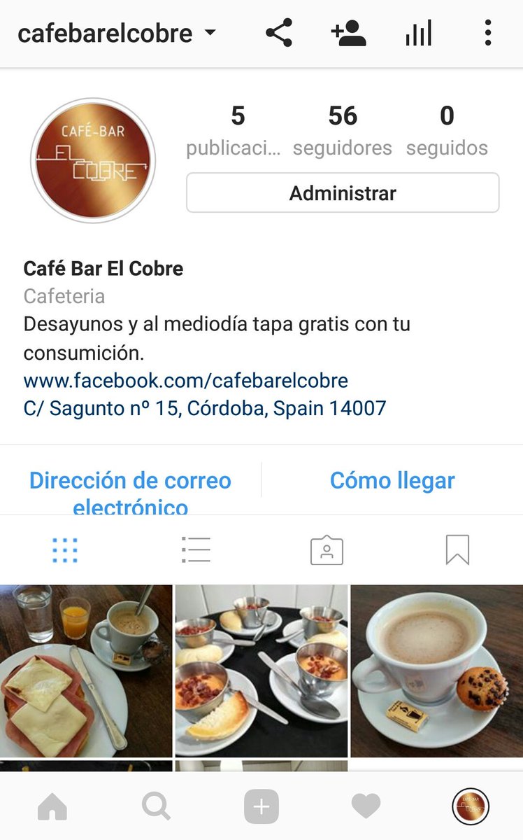 cafebarelcobre's tweet photo. Superamos los 50 seguidores en #instagram

El equipo de @cafebarelcobre os damos las gracias por vuestra confianza

#cafebarelcobre #cordoba https://t.co/bXDoE8l8Lp