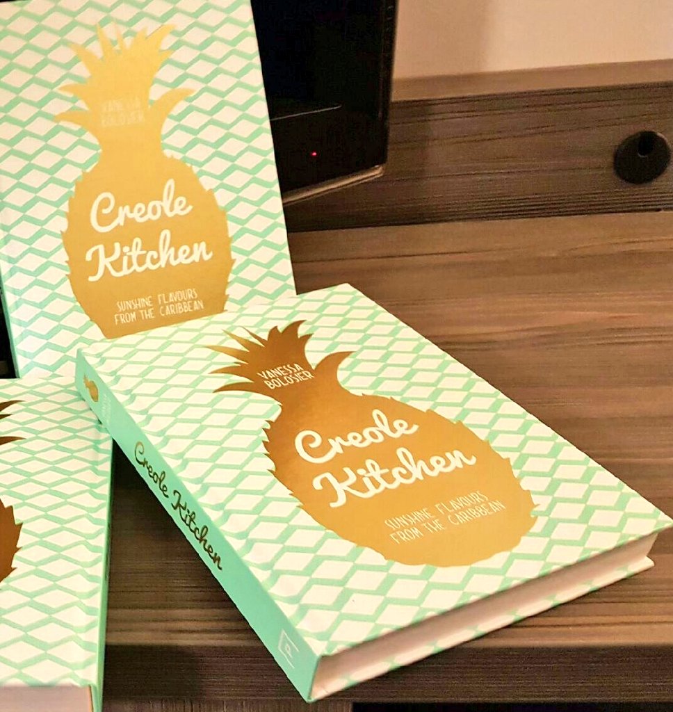 Mlle_MMA's tweet photo. Thanks to @vanessabolosier #CreoleKitchen UK Travel Agents are in for a treat during the #TTG Big Night Out #CookBook #Guadeloupe #TTGEvents https://t.co/fdgHQPzuTL
