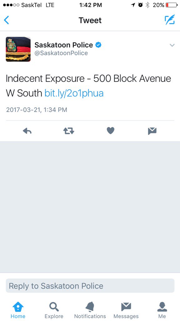 lemonz55's tweet photo. Are you in Saskatoon @KimReavie ???? Hahahaha https://t.co/xezb4vs3hA