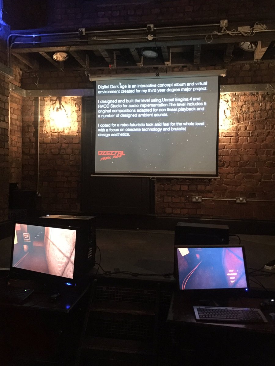 Futureworks_Mcr's tweet image. The #digitaldarkage event is in full flow at @EagleInnSalford. Cassette tapes on sale too. Amazing work @MartynAudio