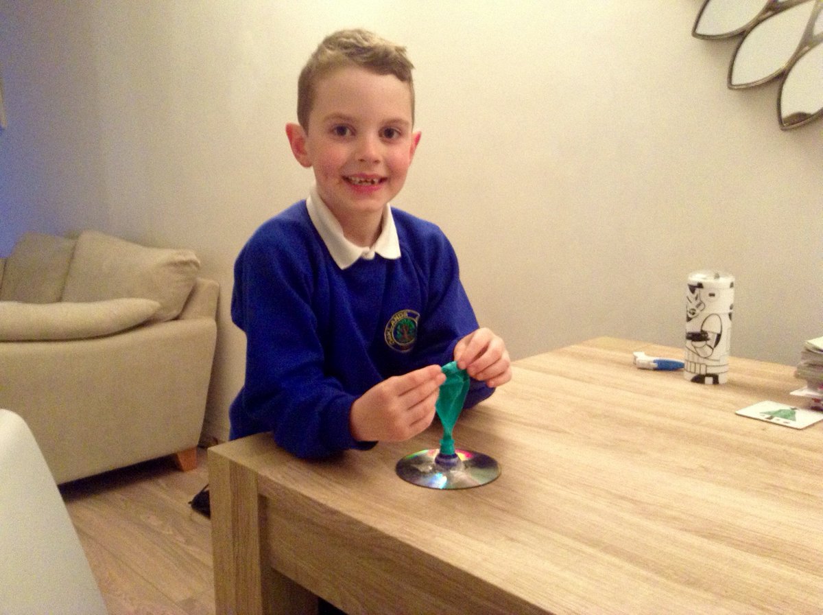 dean_edghill's tweet photo. Owen's science experiment - How air can power movement
@Oaklandsschool #CDhovercraft. Items needed, CD, glue, sports cap, balloon. https://t.co/DqxuE5Mi4C