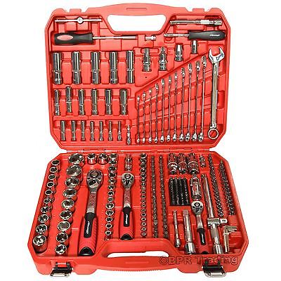 BprTrading's tweet photo. 219 PC Socket Set Ratchet Handle Wrench Tool Spanners 1/4 https://t.co/lr0nY5FEgm #socketssocketsets https://t.co/M5DbQtIeCw