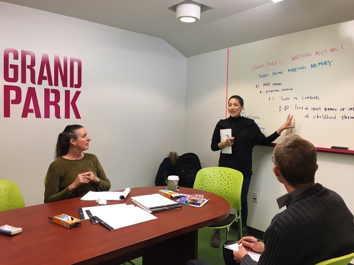 GrandPark_LA's tweet image. Today's Writing Theme: "Mapping Memory" 📝 #Lunchtime #writersmeetup #ourLAvoices