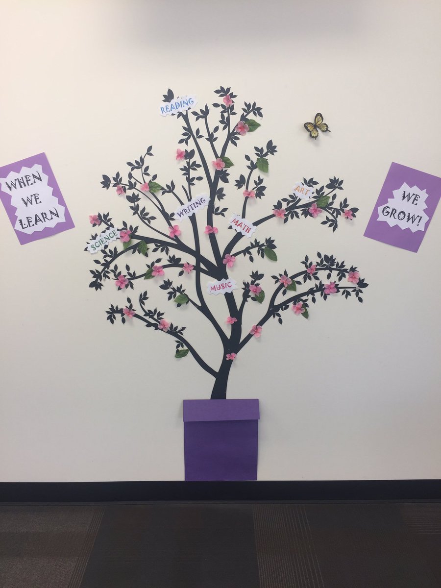 Q3Rob's tweet photo. When we learn, we grow! 🌼🌸🌺Spring is here @CMS_ParksideES! #frontofficetree @CharMeckSchools @NLCCMS https://t.co/e5mVKalZcN