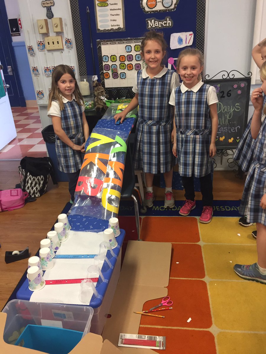 StPStC2ndGrade's tweet photo. STEM today...building ramps and adding friction to slow down the cars! #SlowItDown https://t.co/8nqtYrvRcS