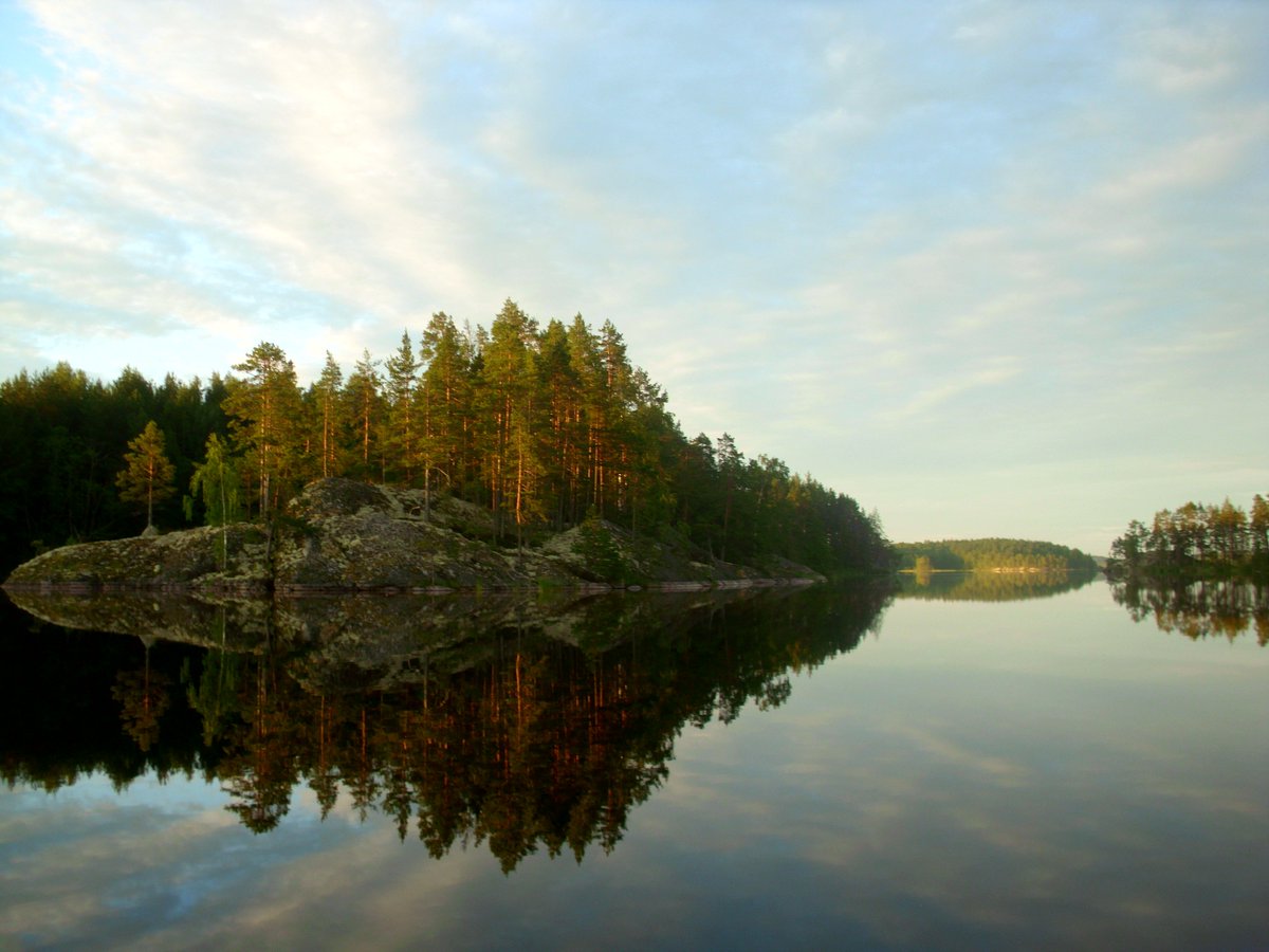 kmgarson's tweet image. 'Forest peace...is an inner peace' - Bachelard
Reflections on #Saimaa, Finland, 4.30am, July 10th '16
#ForestsDay #forestsmatter #metsä