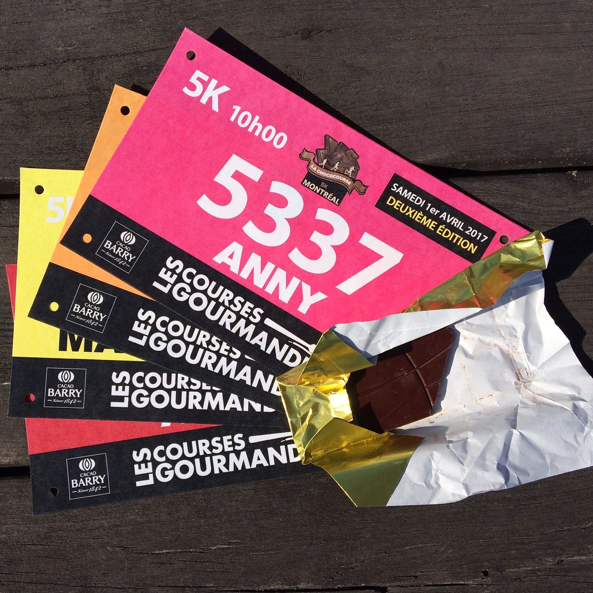 BibNumbers's tweet image. N'importe quoi pour le chocolat! 🍫🏃Anything for chocolate!