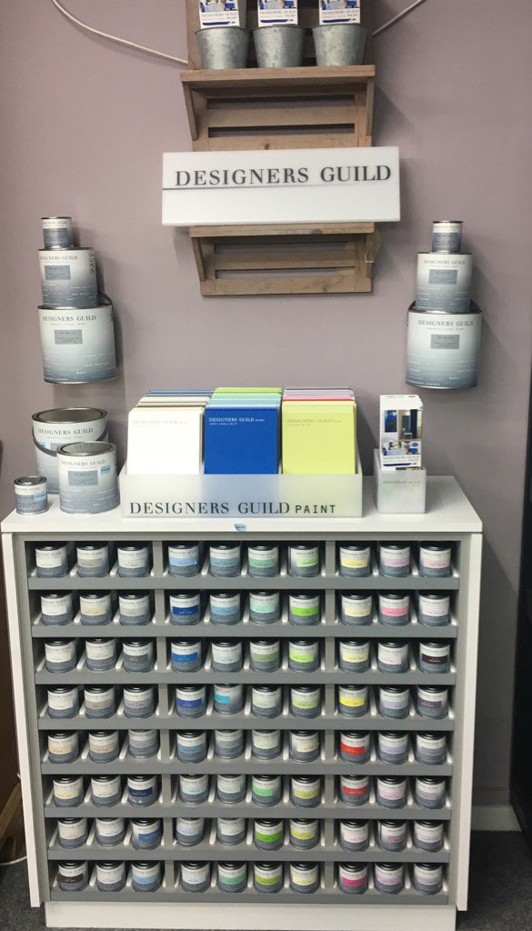 CatrionaHammett's tweet photo. @DesignersGuild #paint has arrived in #cutlacks #Cambridge! #local #stockist https://t.co/63H7DI2tmP
