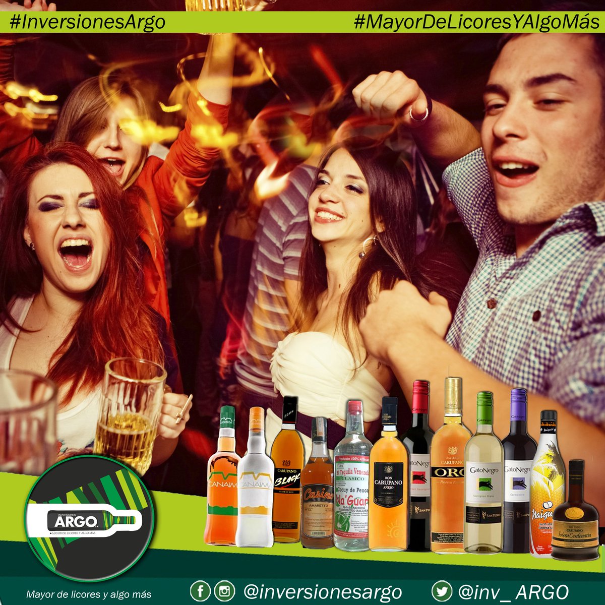 Inv_ARGO's tweet image. Te ofrecemos un extenso surtido de licores, al mejor precio y más cerca de ti.
Estamos ubicados en el sector #AguaViva - Cabudare.