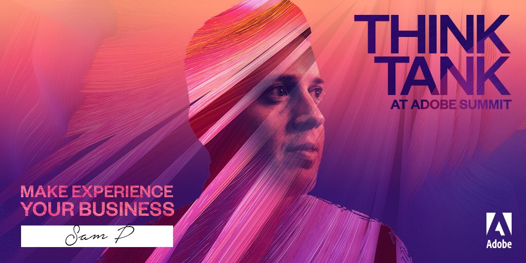 samporras's tweet photo. It's time to make EXPERIENCE your business. #AdobeSummit #TT17 https://t.co/7y9yJkj7y3