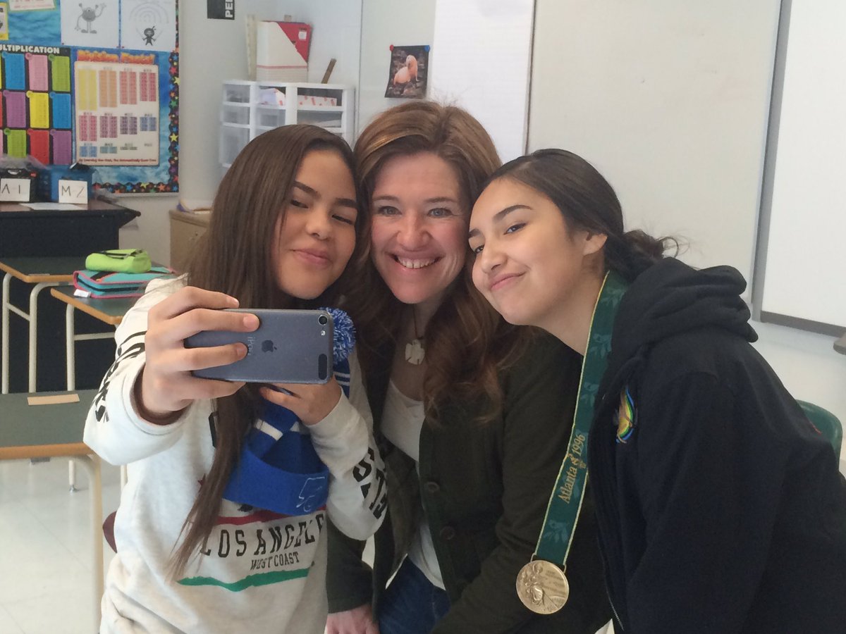 gensoler's tweet photo. Does not get better than a morning hanging out with the amazing @clarahughes @Exshawschool Thank you!! https://t.co/2YPYr8rv3P