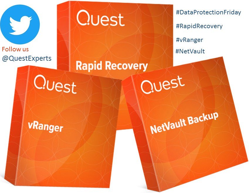 This Friday is #DataProtectionFriday! We'll be showcasing all the best features and tips &amp; tricks on #vRanger #Netvault &amp; #RapidRecovery