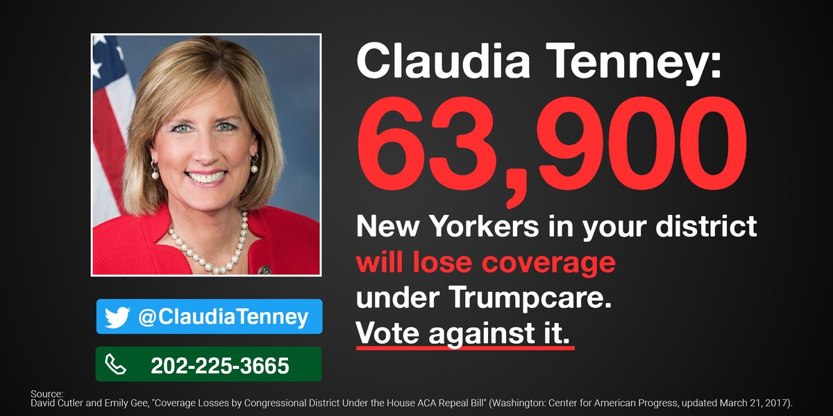 Social_CC's tweet photo. .@claudiatenney, 63,900 of your constituents would lose coverage under Trumpcare. Oppose it! #ResistTrumpcare https://t.co/EFxG3ayoWK