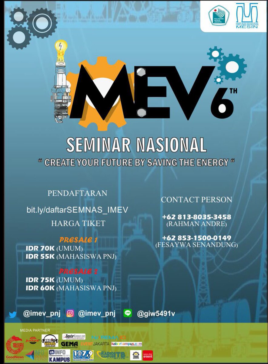 <a href="/HMMUnej/">HMM UNEJ</a> <a href="/HMMS1_UPNVJ/">HMM S-1 UPNVJ</a> <a href="/HMM_ITENAS/">HMM ITENAS</a> <a href="/hmmsvundip/">HMM SV Undip 2017</a> <a href="/HMMUNJANICIMAHI/">HMM UNJANI CIMAHI™</a> @HMM_untirta <a href="/HMM_UPI/">HMM FPTK UPI</a> <a href="/HMM_Gunadarma/">IG : @hmmgunadarma</a> <a href="/HMM_UMJ/">HMM BEM FT-UMJ</a> <a href="/HMM_UMY/">Teknik Mesin UMY</a> <a href="/HMM_ITS/">HMM FTI ITS</a> @HMM_UNDIP