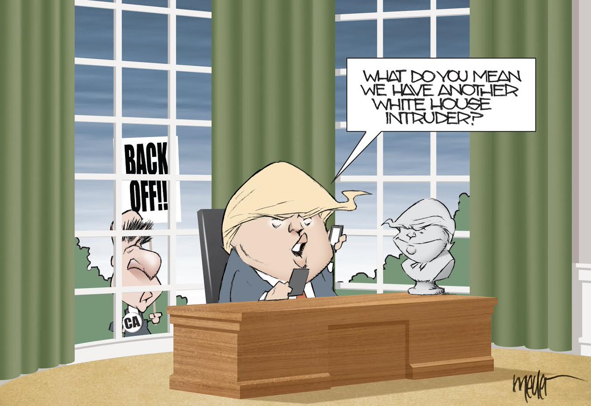 SoCalOpinion's tweet photo. #JerryBrown #VisitingDC #EnemyTerritory? Editorial #cartoon of the day by Tom Meyer: https://t.co/4HDwBz8TqZ https://t.co/LpLuEvdcTh