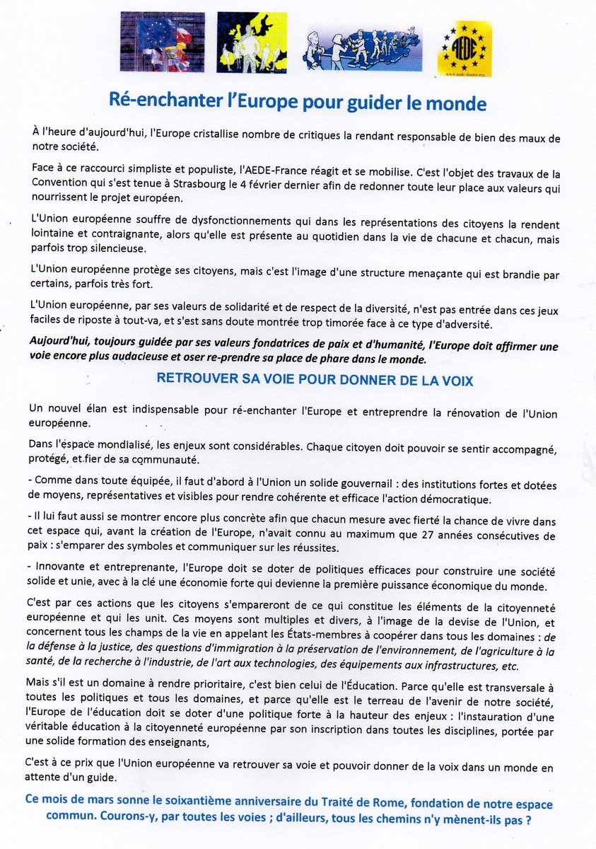 MfMAILHOS's tweet photo. @leLab_E1 voyez notre résolution "Ensemble, ré-enchantons l'Europe !" sur https://t.co/R8204Vk69Y https://t.co/Ugp2RvQH98