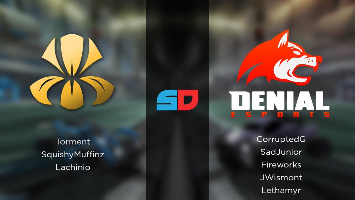 ShowdownRL's tweet photo. You won't want to miss ANY matches this Friday in our $1000+ #TakeTheShot Top 8, including this quarterfinal: @TeamIrisRL vs @DenialEsports! https://t.co/XE2WfXmONC