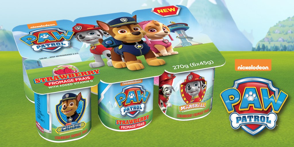 RelishDesignUK's tweet photo. We had lots of fun creating the new @Yoplait yogurt packaging for Paw Patrol. Your kids will love these! #kids #packaging #yogurts #design https://t.co/daO8ZIR6VI