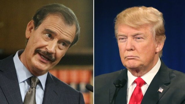 krassenstein's tweet photo. Vicente Fox to Trump: "If this were TV, you’d be fired" for such low ratings. https://t.co/k5Xr3DnK78