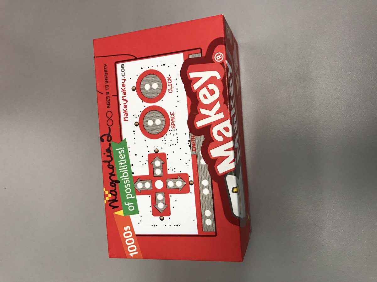 MsSchwappach's tweet photo. What better way to spend my birthday! @makeymakey training at @MagnoliaCVUSD @CajonValleyUSD @EdTechCVUSD https://t.co/w6IGGiXWOe