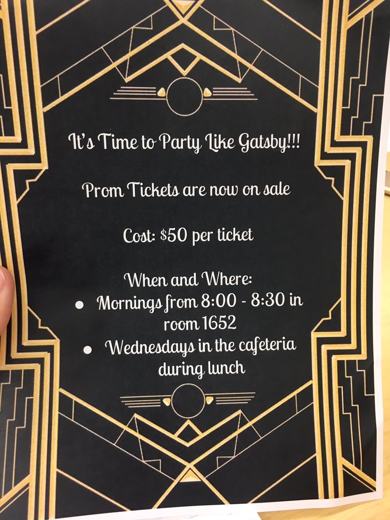 rockledge2017's tweet photo. All seniors planning on going to prom this is when you can buy your tickets! https://t.co/yOxtSzHscf