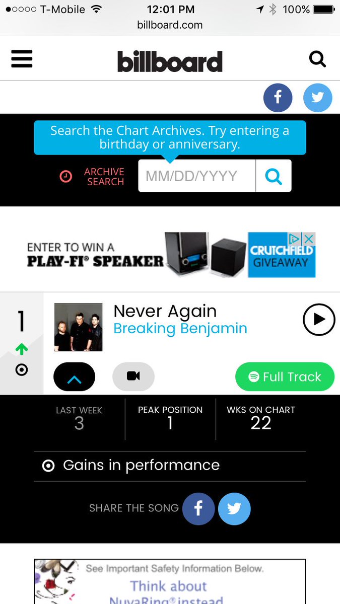_johnbender's tweet image. Congrats @breakingbenj on your third #1 this album! billboard.com/charts/hot-mai…