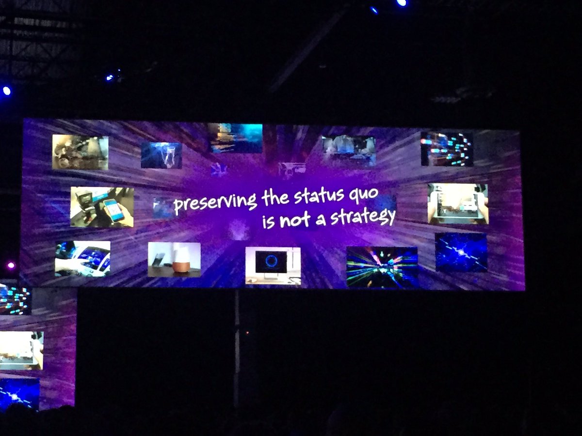 Best designed slide. #adobesummit #90sdesign