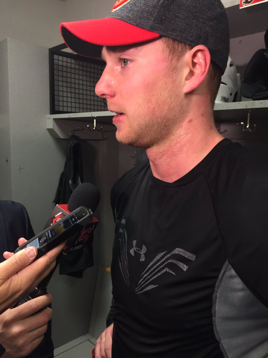 "They're great players. They make everyone around them better." Sam Bennett on playin up on now 2M line https://t.co/8a54H5fPHP